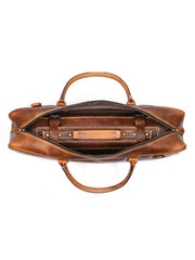 Brown Leather Knife Roll