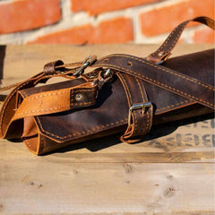 Custom Knife Leather Roll