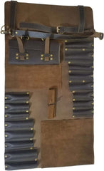 Dark Brown Chef Knife Roll