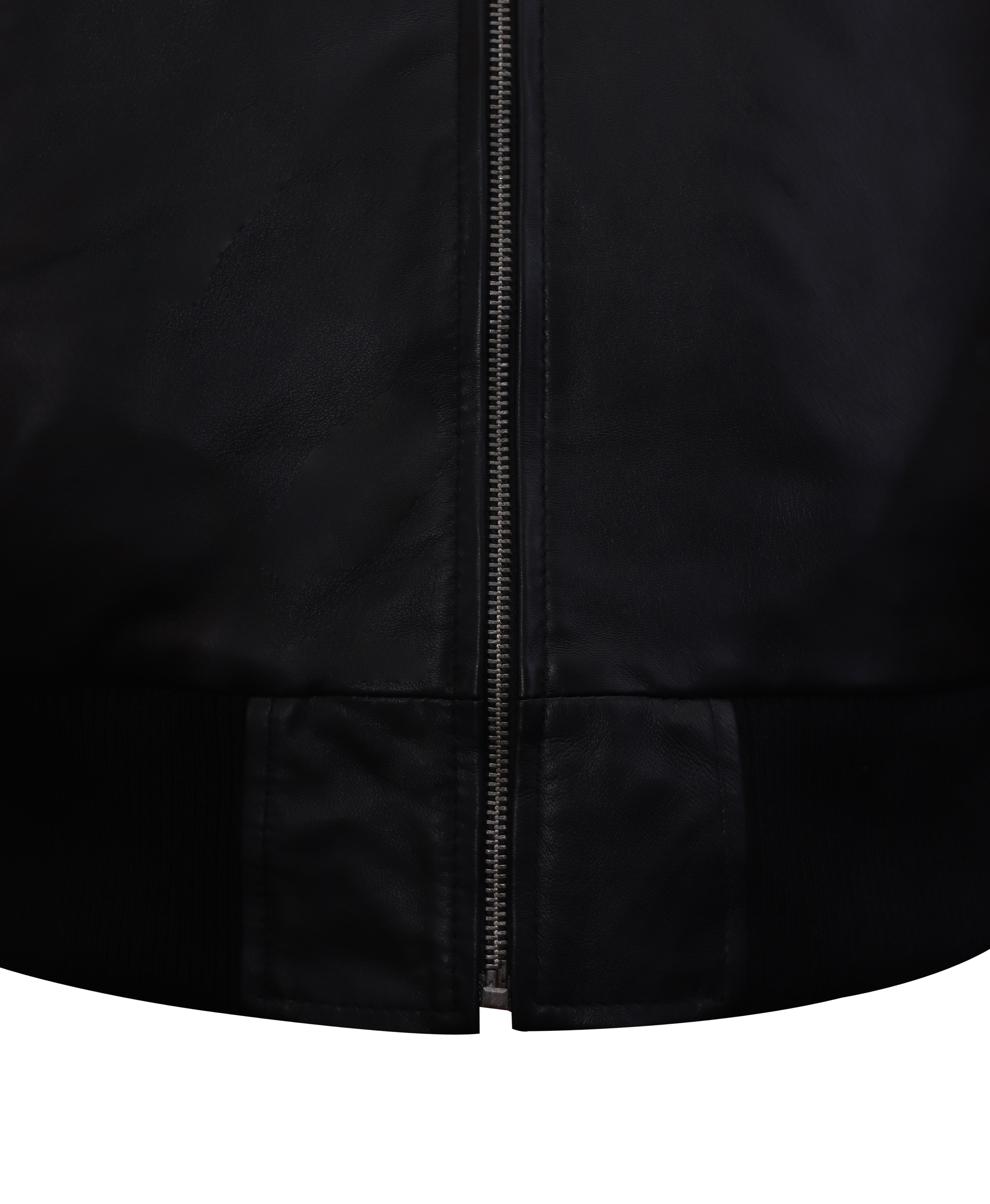 Timeless Midnight Leather Blazer