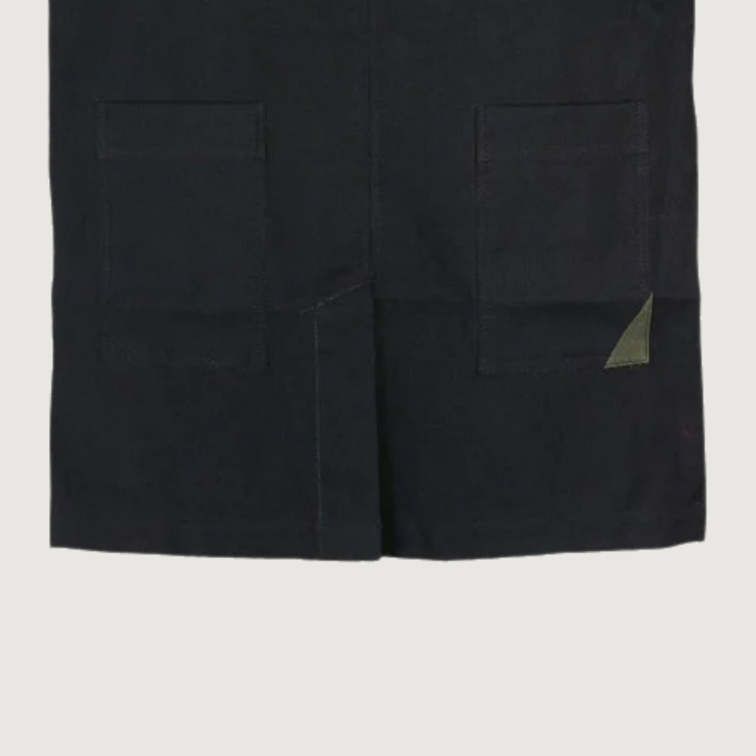 The Warwickshire Black Canvas Fabric Hairstylist Apron