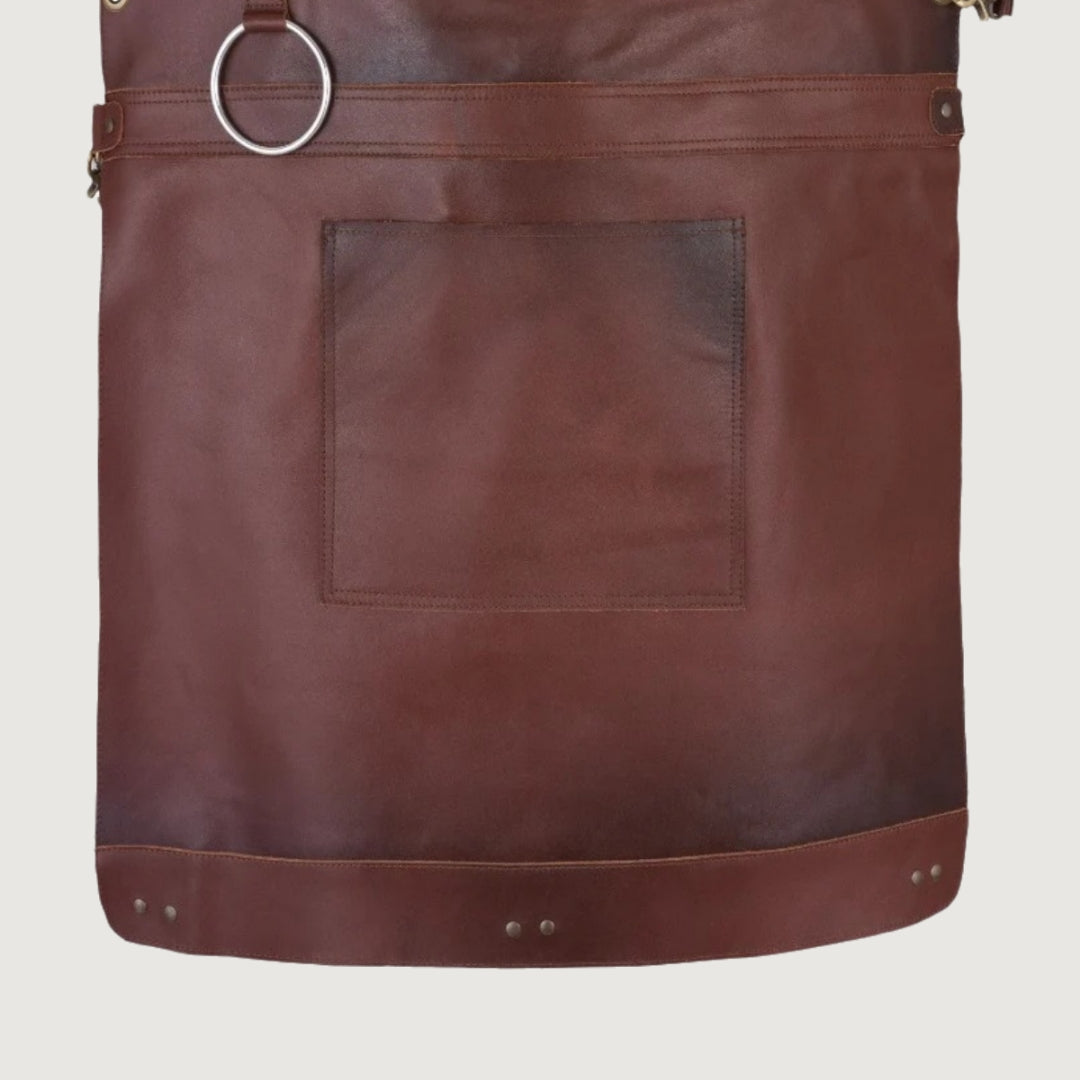 The Riding of Yorkshire Full Grain Tan Brown Apron