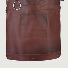 The Riding of Yorkshire Full Grain Tan Brown Apron