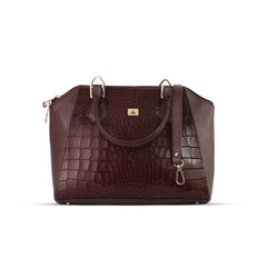 Mystique Chocolate Leather Handbag