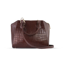 Mystique Chocolate Leather Handbag