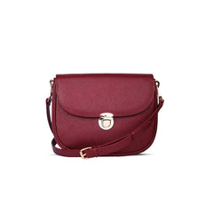 Maroon Ember Leather Handbag