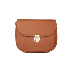 Tan Brown Ember Leather Handbag