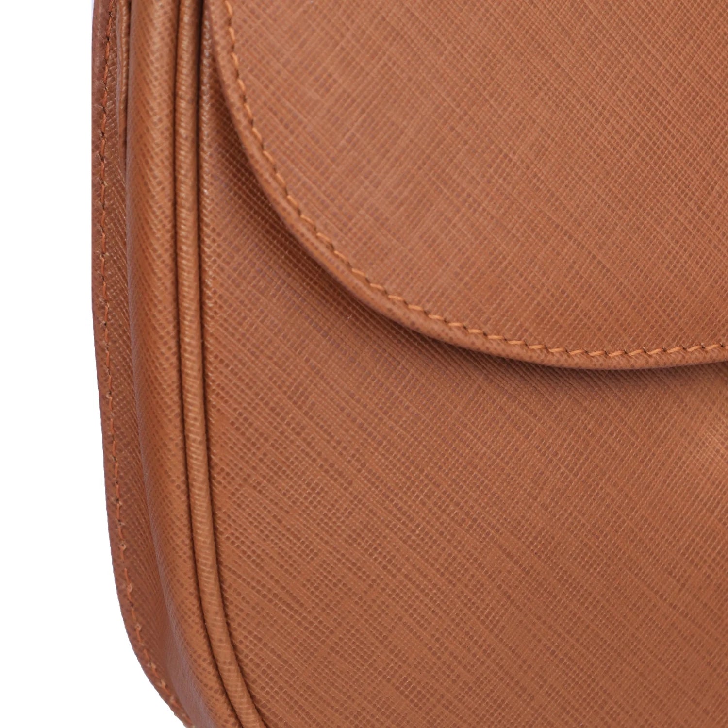 Tan Brown Ember Leather Handbag