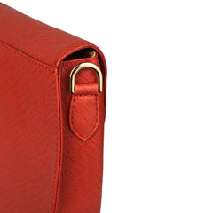 Red Ember Leather Handbag