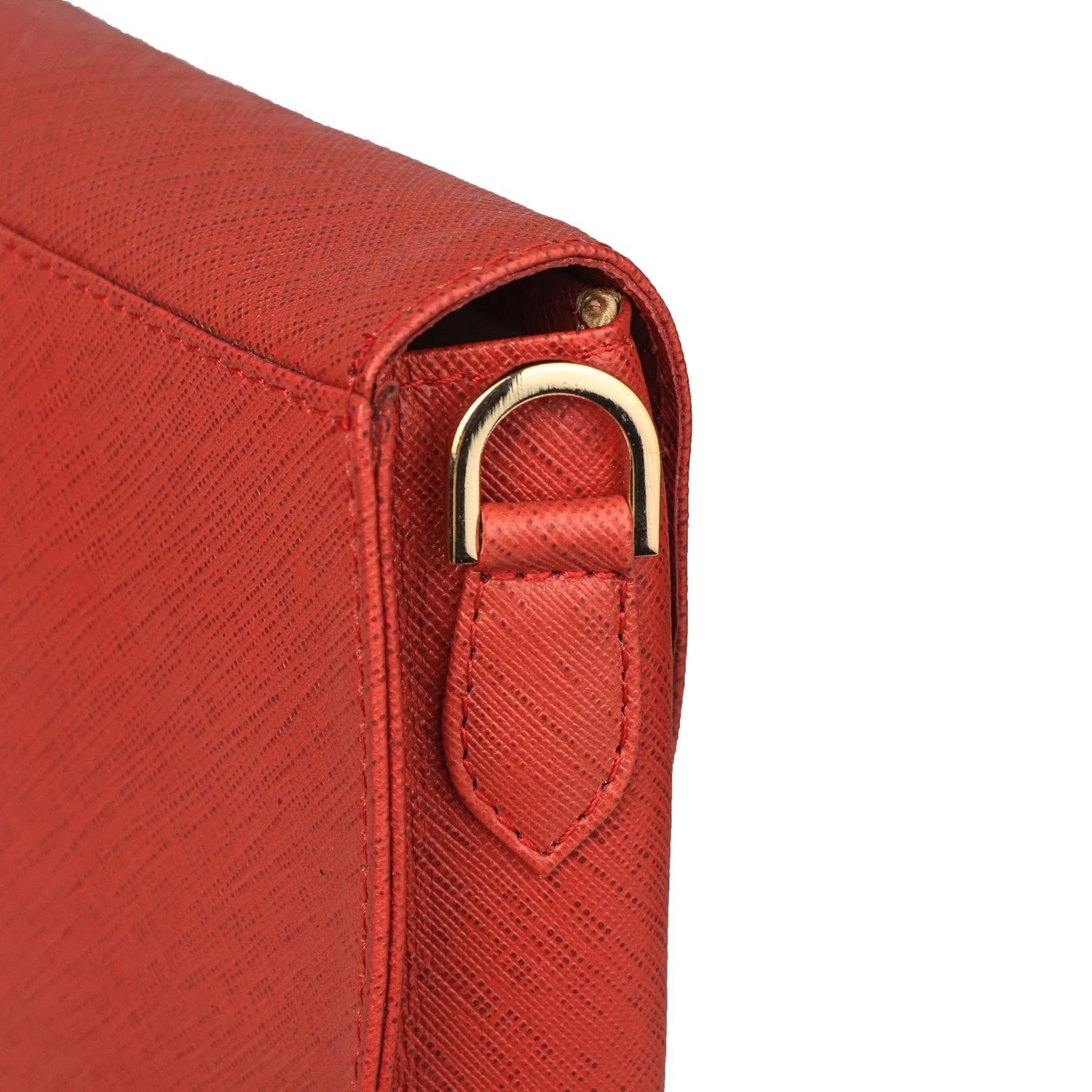 Red Ember Leather Handbag