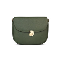 Green Ember Leather Handbag