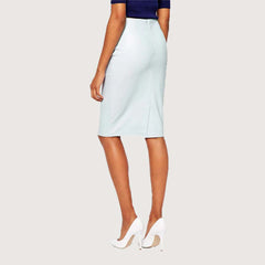 Genuine Grace Knee-Length Leather Skirt