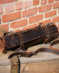 Custom Knife Leather Roll