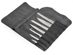 Rustic Leather Knife Roll