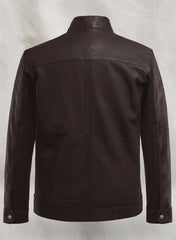 Thunderstorm Brown Biker Leather Jacket